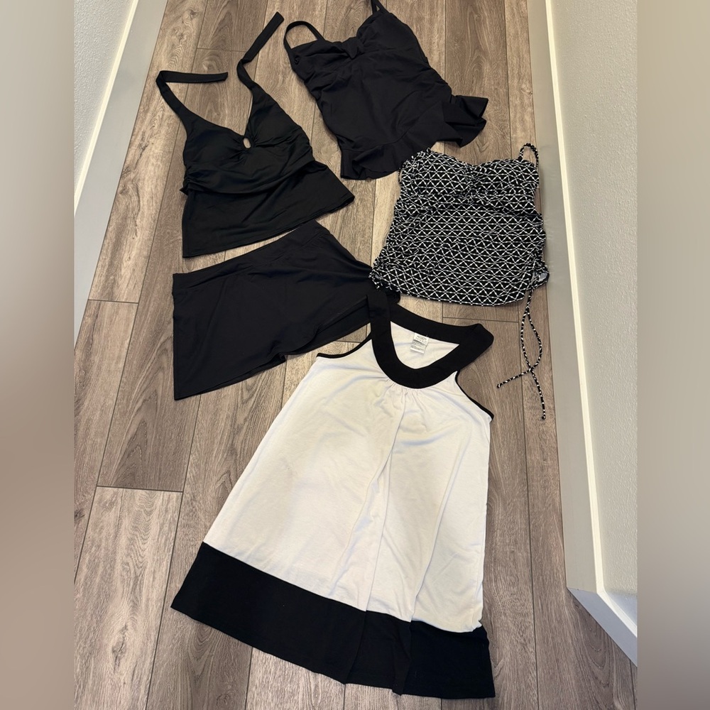 5 pc Lands’ End swim bundle 8p
